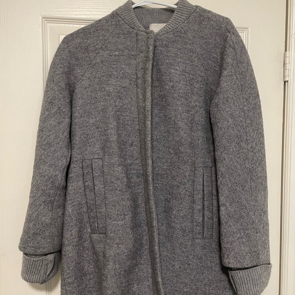 Zara long bomber coat